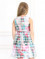 Платье из льна с абстрактным узором Val Max  –  Модель Верх-Низ1