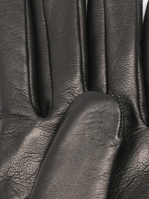 Перчатки из кожи с логотипом - Деталь1