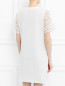 Платье из хлопка свободного кроя с декоративной отделкой Giambattista Valli  –  Модель Верх-Низ1
