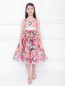 Платье из сетки с узором Dolce & Gabbana  –  МодельОбщийВид