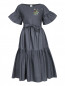 Платье-миди из хлопка с вышивкой Weekend Max Mara  –  Общий вид