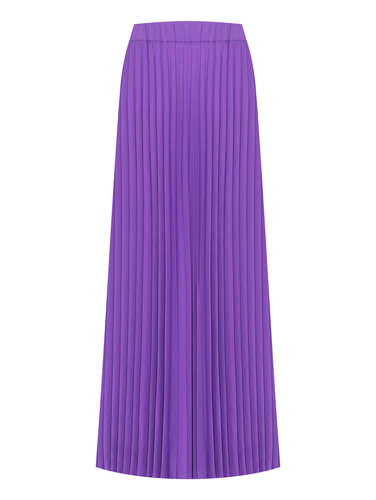 Юбка плиссерованная на резинке P.A.R.O.S.H.  –  Общий вид  – Цвет:  Фиолетовый