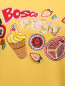 Свитшот с аппликацией и драпировкой на рукавах BOSCO  –  Деталь