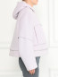 Пальто-трансформер из шерсти с накладными карманами Kenzo  –  Модель Верх-Низ2