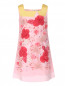 Платье А-силуэта из хлопка с декором MiMiSol  –  Общий вид