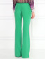 Свободные брюки из шелка Kira Plastinina  –  Модель Верх-Низ1