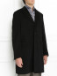 Пальто однобортное из шерсти Pal Zileri  –  Модель Верх-Низ