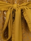 Блуза из хлопка с перфорацией асимметричного кроя N21  –  Деталь1