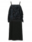 Платье из фактурной ткани декорированное бисером Antonio Marras  –  Общий вид