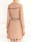 Платье-мини с принтом и длинными рукавами Moschino Boutique  –  Модель Верх-Низ1