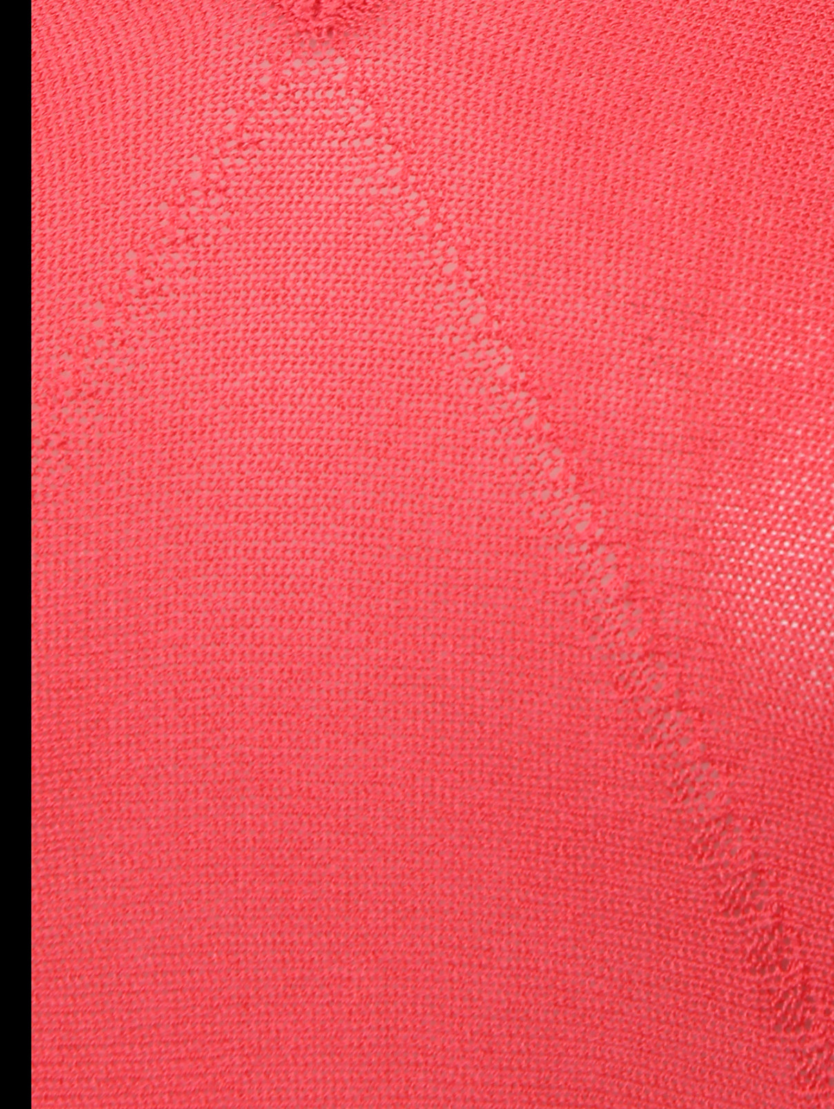 Удлиненный джемпер из смешанного хлопка Marina Rinaldi  –  Деталь  – Цвет:  Красный