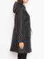 Удлиненная стеганая куртка с капюшоном Marina Rinaldi  –  МодельВерхНиз2