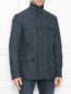 Куртка однотонная с накладными карманами Pal Zileri  –  МодельВерхНиз