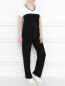 Трикотажные брюки на резинке Persona by Marina Rinaldi  –  МодельОбщийВид