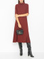Трикотажное платье-миди с короткими рукавами Max Mara  –  МодельОбщийВид