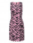 Платье-мини с анималистичным узором Moschino  –  Общий вид