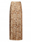 Плиссированная юбка с цветочным принтом и застежкой на пуговицах Philosophy di Alberta Ferretti  –  Общий вид