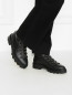 Ботинки из гладкой кожи Jimmy Choo  –  МодельВерхНиз