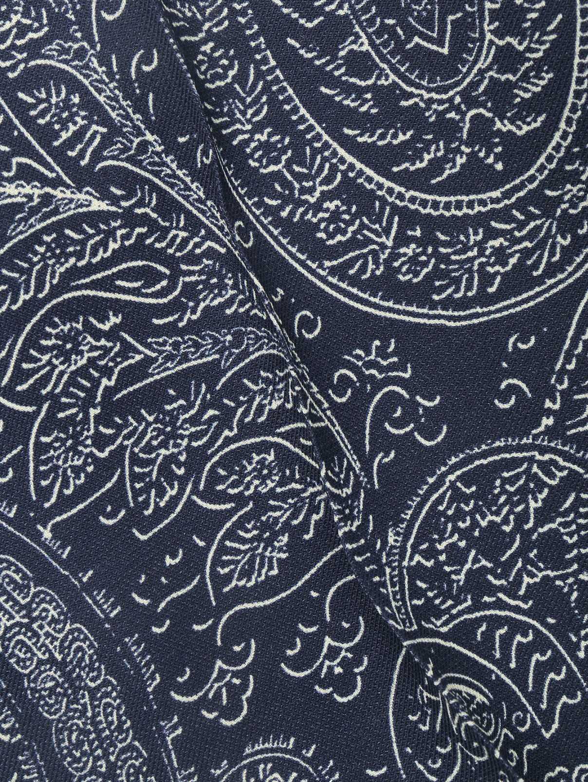 Зауженные брюки из вискозы и шерсти Etro  –  Деталь  – Цвет:  Синий