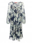 Платье из шелка с цветочным узором Max Mara  –  Общий вид