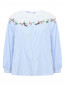 Блуза из хлопка с цветочным узором Weekend Max Mara  –  Общий вид