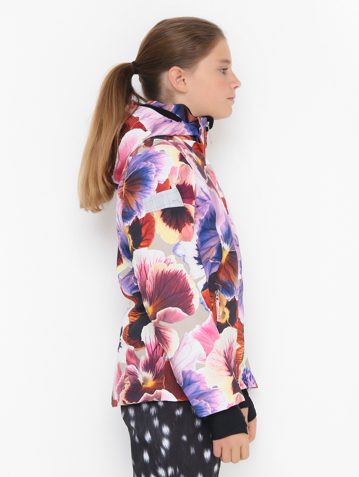 Горнолыжная куртка с узором Molo  –  МодельВерхНиз2  – Цвет:  Узор