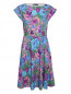 Платье из хлопка с цветочным узором Weekend Max Mara  –  Общий вид