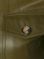 Куртка из кожи с накладными карманами Michael Kors  –  Деталь1
