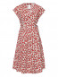 Платье из хлопка, со складками на талии Max Mara  –  Общий вид
