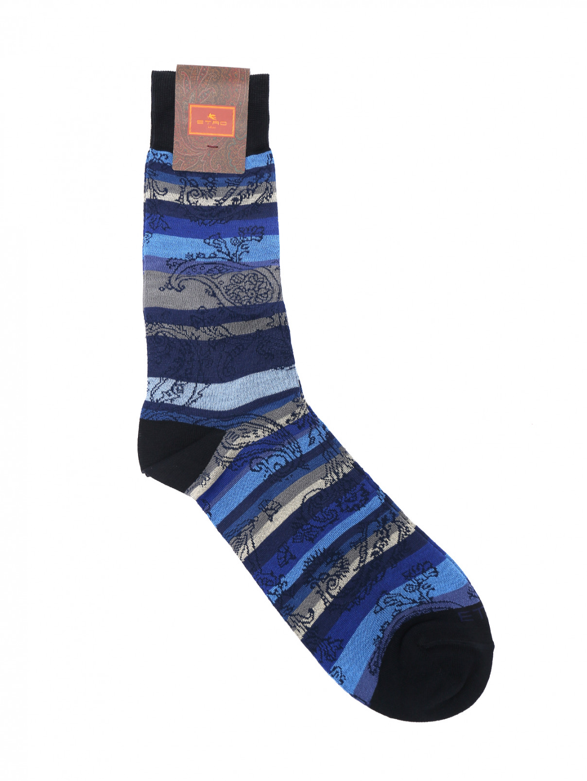 Носки в полоску из хлопка Etro  –  Общий вид  – Цвет:  Мультиколор