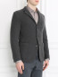 Пиджак однобортный из шерсти Barena  –  Модель Верх-Низ
