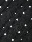 Платье-мини из смешанной шерсти декорированное кристаллами Philosophy di Lorenzo Serafini  –  Деталь