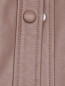 Куртка-рубашка из гладкой кожи с поясом Blancha  –  Деталь