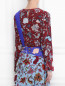 Топ из шелка с цветочным принтом Diane von Furstenberg  –  МодельВерхНиз1
