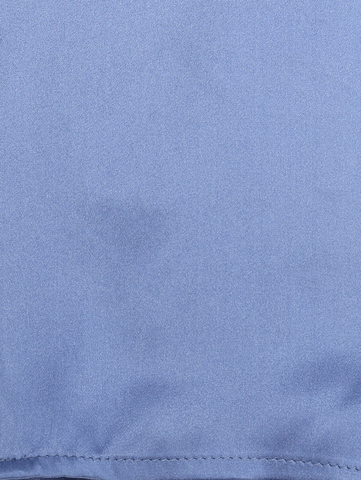 Блуза однотонная из шелка Marina Rinaldi  –  Деталь1  – Цвет:  Синий