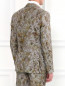 Пиджак из льна с цветочным узором Etro  –  Модель Верх-Низ1