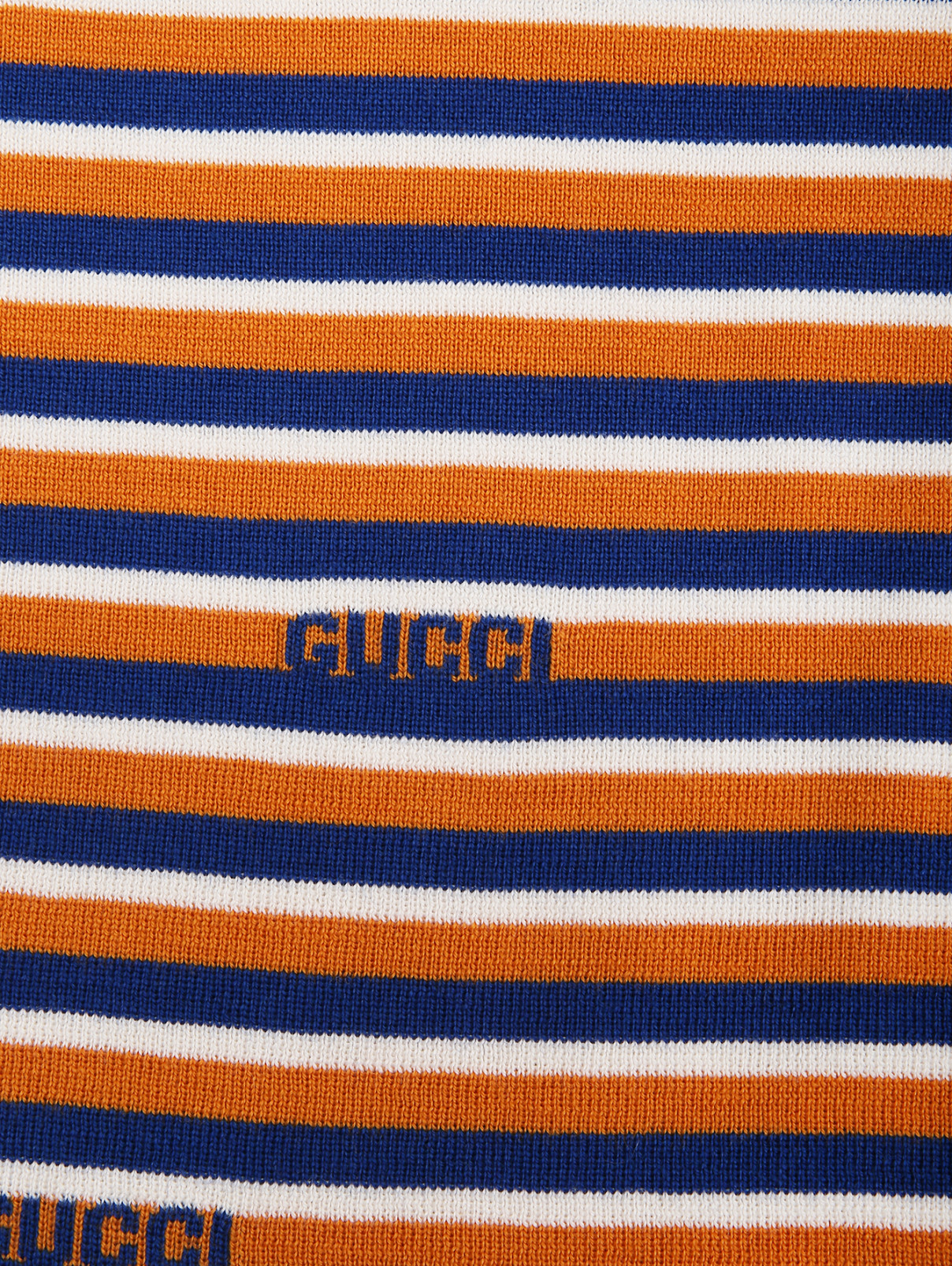 Водолазка из шерсти с узором Gucci  –  Деталь  – Цвет:  Узор