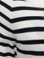 Трикотажное платье-мини из хлопка с узором и декоративной отделкой Alberta Ferretti  –  Деталь