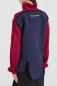 Блуза с контрастной вставкой Balenciaga  –  528397 Блуза Модель Верх-Низ1