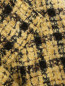 Пальто из объемной шерсти в клетку Ermanno Scervino  –  Деталь