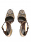 Туфли из кожи декорированные вышивкой на высоком каблуке Etro  –  Обтравка4