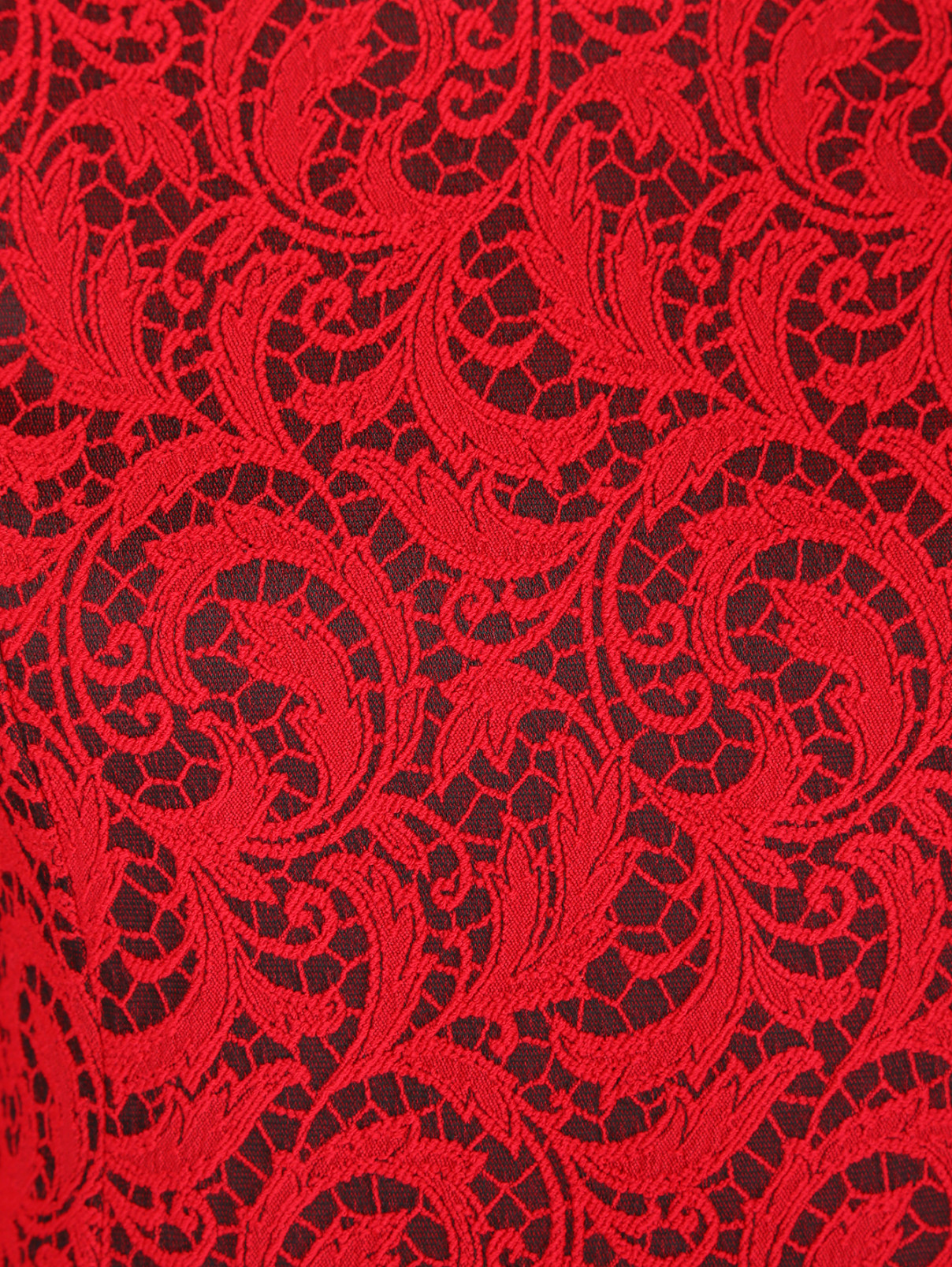 Кружевное платье Pierre Mantoux  –  Деталь  – Цвет:  Красный