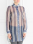 Полупрозрачная блуза из шелка La Perla  –  Модель Верх-Низ