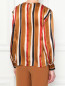 Блуза из шелка с узором полоска Max Mara  –  МодельВерхНиз1