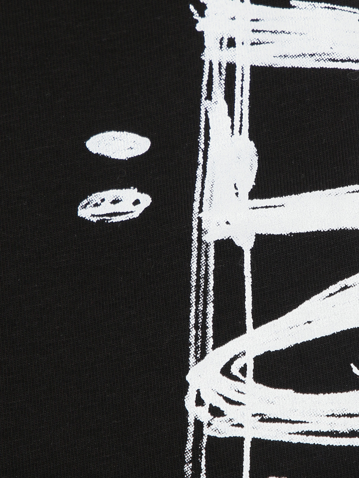 Леггинсы с контрастным принтом Gaelle  –  Деталь  – Цвет:  Черный