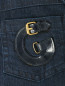 Широкие джинсы с декором на карманах D&G Junior  –  Деталь1