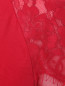 Платье макси из шелка с кружевом Carolina Herrera  –  Деталь