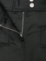 Атласная юбка с разрезами и накладными карманами Diesel  –  Деталь1