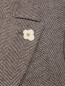 Двубортное пальто из шерсти с брошью LARDINI  –  Деталь1