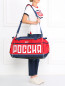 Спортивная сумка с контрастными вставками и сменным плечевым ремнем BOSCO  –  Модель Общий вид